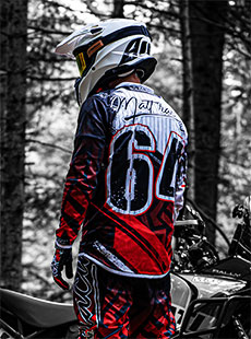 Equipement MX Enduro et Cross personnalisable